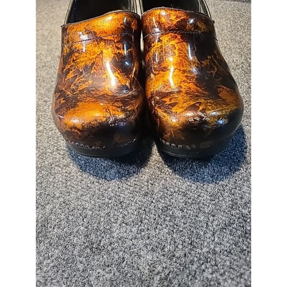 Dansko Brown/Black Metallic Nursing Healthcare Clogs Size 41 US Size 8-8.5 - Picture 6 of 8